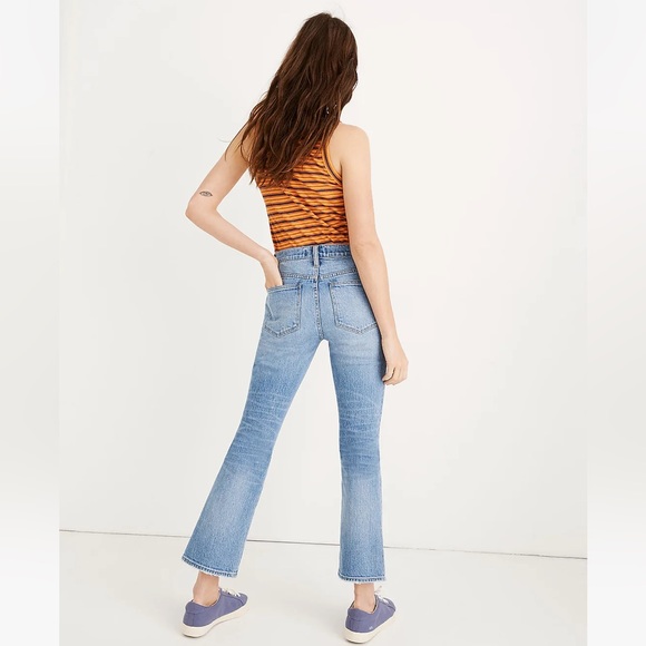 Madewell Cali Demi-Boot Jeans in a Light Wash - Picture 5 of 9